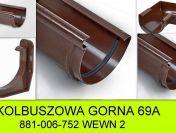 Rynny dachowe PVC 100/125 - całe systemy - Kolbuszowa Górna