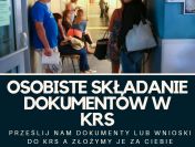 Składanie wniosków do Krajowego Rejestru Sądowego - księgowość