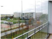 BEZRAMOWE zabudowy balkonów i tarasów, bezramowa zabudowa balkonu i tarasu