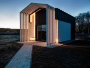 Budynek energooszczędny 35m2 antresola 5x7m nowoczesny projekt dom całoroczny