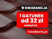 TANIA Blachodachówka, Blacha Dachówkowa, Blachy dachówkowe I gat.