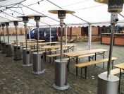 Parasol gazowy grzybek grzewczy piramida