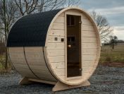 Sauna 2 metrowa z piecem i oświetleniem LED - dostępna od ręki