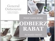 PROMOCJA! Niższa cena na usługi za polecenie biura! - General Outsource ✓