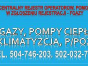 zgłoszenie do CRO ? tel. 504-746-203.pomoc, klimatyzacja