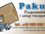 PAKUŚ Przeprowadzki/ Transport/ Opróżnianie mieszkań i domów