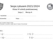 SESJA Z PLUSM 1 wrzesień 2024 klasy 4-8 grupy. abcd z odp.- Lepsza Szkoła