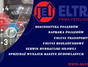 STACJA DIAGNOSTYCZNA PRZEGLĄDY TECHNICZNE SERWIS HYDRAULIKI SIŁOWEJ ELTRAS