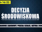 Karta informacyjna przedsięwzięcia,, cena, tel. 504746203, warunki zabudowy,