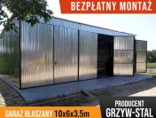 Garaż Blaszany Ocynkowany - Wiata , Hala , Magazyn - GrzywStal