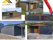 Garaże Blaszane! Wiata Hala Magazyn-Profil 3x6 6x6 4x6 12x6 PRODUCENT