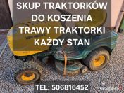 SKUP TRAKTORKÓW DO KOSZENIA TRAWY TRAKTORKI TRAKTOREK TRAKTORÓW KOSIAREK