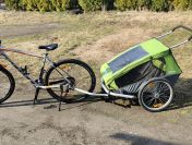 Sprzedam rower Scott aspect plus przyczepka rowerowa CROOZER