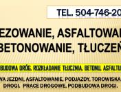 Frezowanie asfaltowanie, tel. 504-746-203, asfalt, usuwanie asfaltu