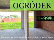 Trzypokojowe mieszkanie Kraków z ogródkiem Dębniki