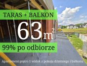 63-metry+balkon+taras 30m2! Mieszkanie do sprzedania Kraków Dębniki