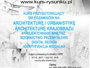 Kurs Rysunku Architektura zapisy na rok szkolny 2025/2026