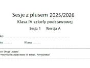 Sesja z plusem Nr.1 kl 4,5,6,7,8 wszystkie grupy !!! WRZESIEŃ 2025