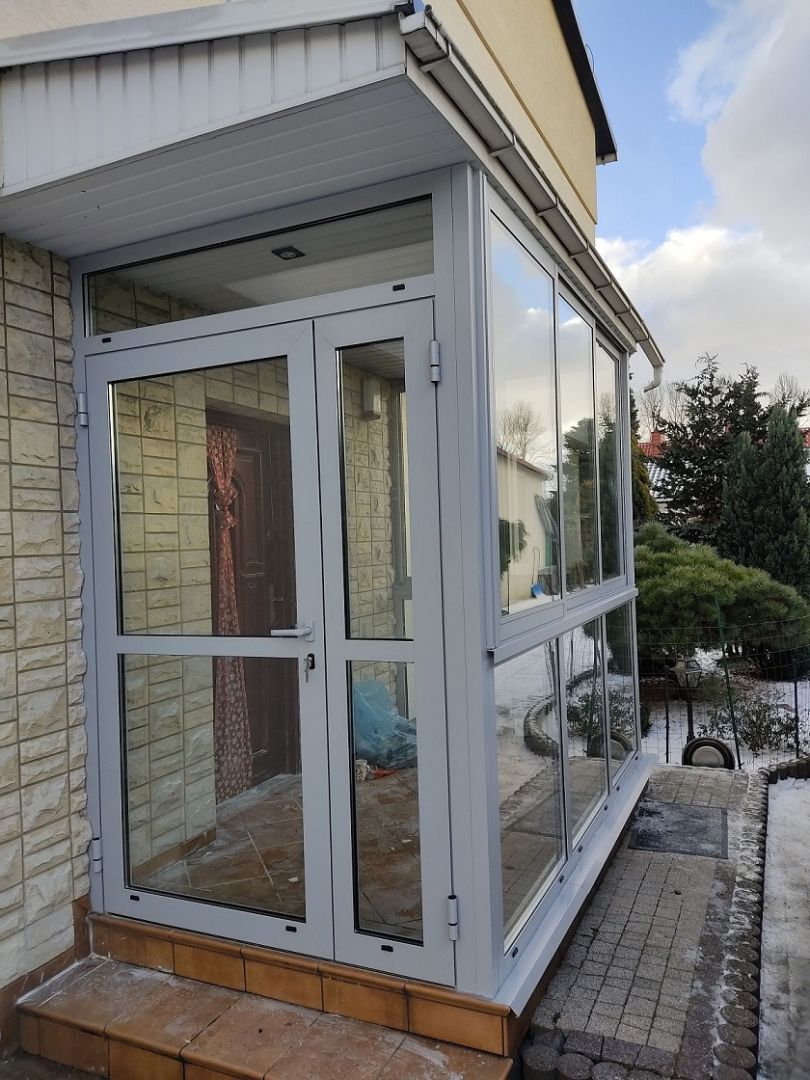 Wiatrołap, zabudowa wejścia, obudowa ganku Kraków - Zdjęcie 1