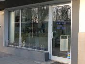 Witryna, witryny sklepowe, drzwi aluminiowe