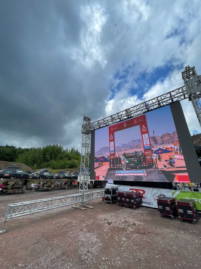 Wynajem telebim zewnętrzny, ekran LED dowolny wymiar Stróże - Zdjęcie 1