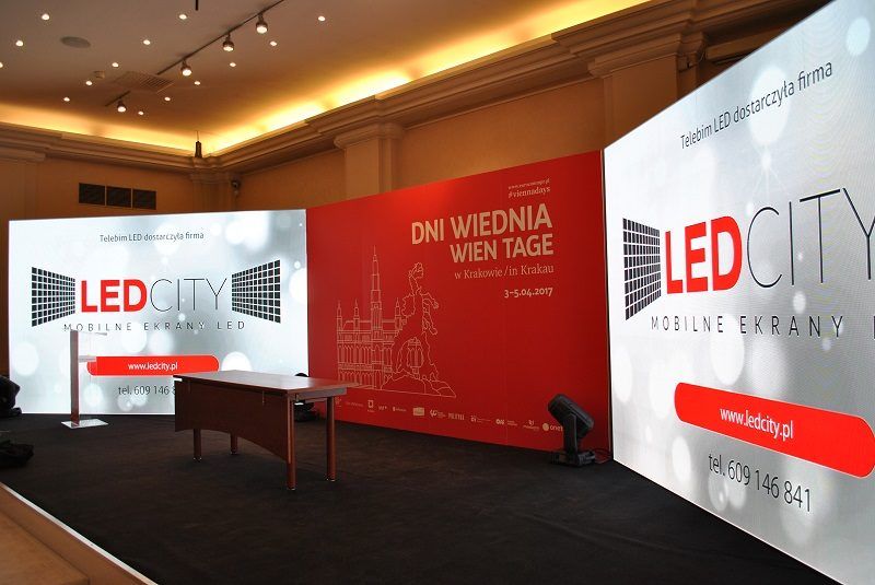 Wynajem telebim ekran LED wewnętrzny P2 i P3, dowolny wymiar Stróże - Zdjęcie 1