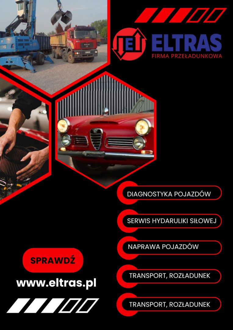 PRZEGLĄDY TECHNICZNE POJAZDÓW NAPRAWA POJAZDÓW ROZŁADUNEK TRANSPORT ELTRAS Białystok - Zdjęcie 1