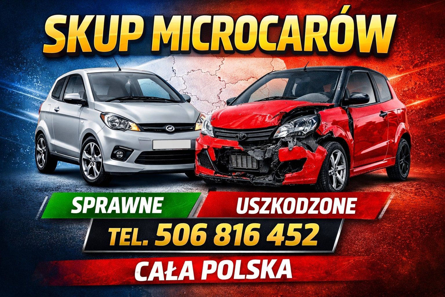 SKUP MICROCARÓW MICROCAR AIXAM LIGIER CHATENET ITP... WSZYSTKIE MARKI I MODELE! Kraków - Zdjęcie 1