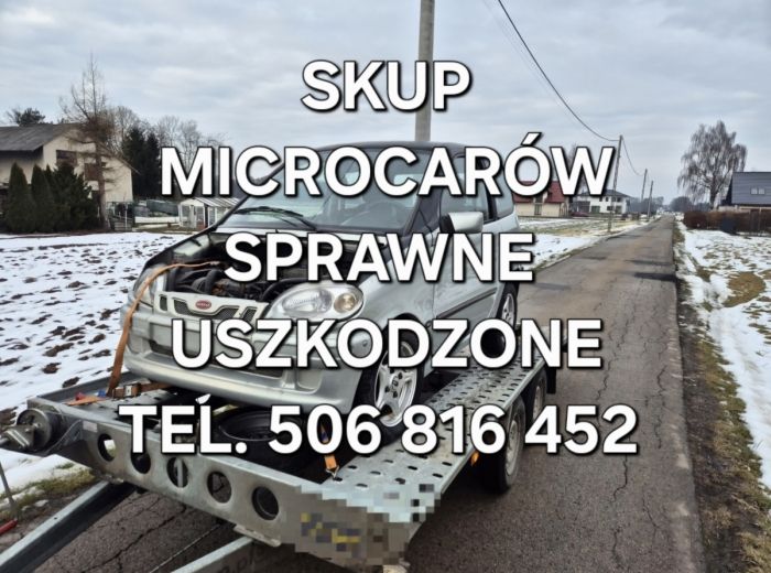 SKUP MICROCARÓW MICROCAR AIXAM LIGIER CHATENET ITP... WSZYSTKIE MARKI I MODELE! Kraków - Zdjęcie 1