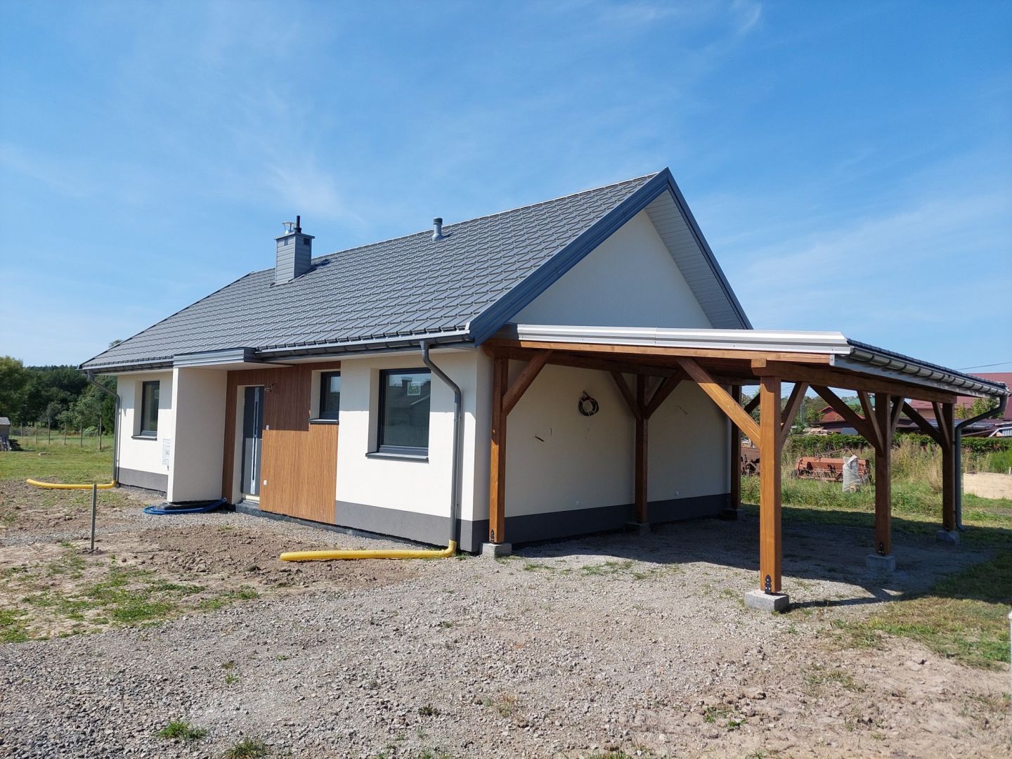 Nowoczesny dom parterowy w Budach Głogowskich Budy Głogowskie - Zdjęcie 1