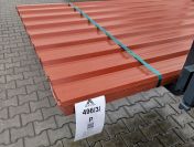 Blacha trapezowa w pakietach - T-18 ceglany połysk - HIT !