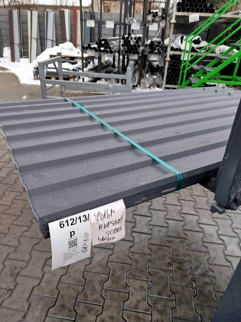 Blacha trapezowa T-18 w pakietach - HIT! Antracyt Mat  - Zdjęcie 1