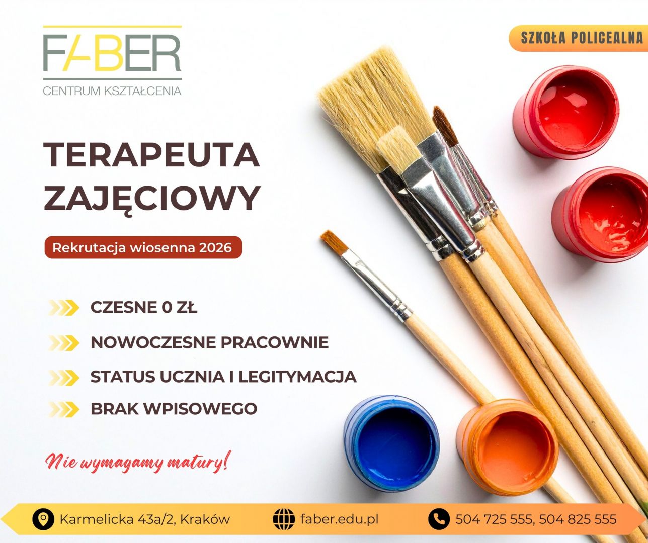 Kierunek Terapeuta Zajęciowy za darmo / Kraków Kraków - Zdjęcie 1