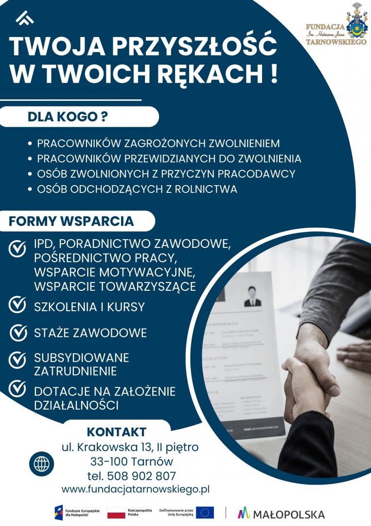 Projekt: „Twoja przyszłość w Twoich rękach!" Tarnów - Zdjęcie 1