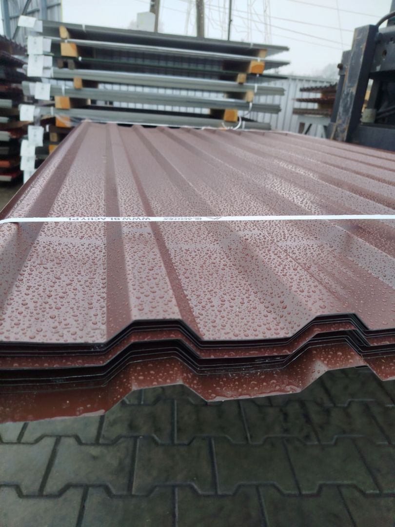 Blacha trapezowa brąz - pakiety 50 sztuk. Tanio i od ręki Sędziszów Małopolski - Zdjęcie 1