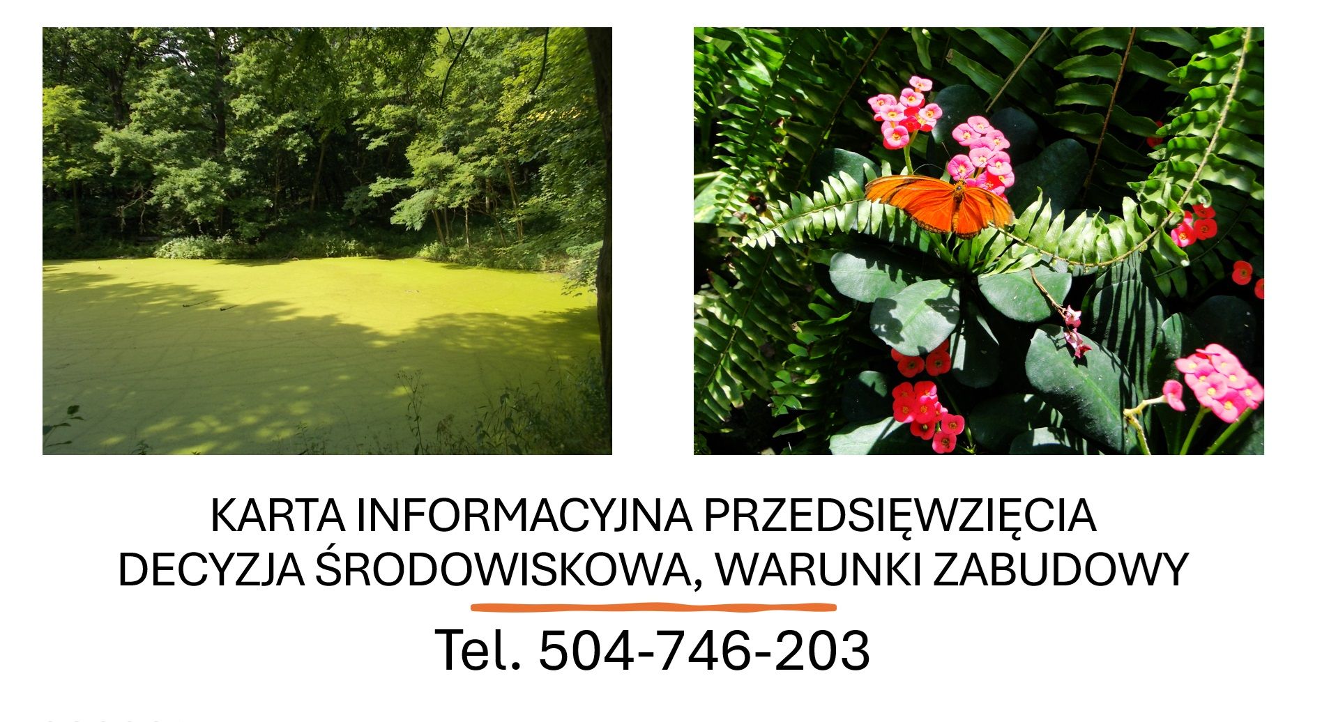 Decyzja środowiskowa, budowa budynków mieszkalnych, cena, tel. 504-746-203  - Zdjęcie 1