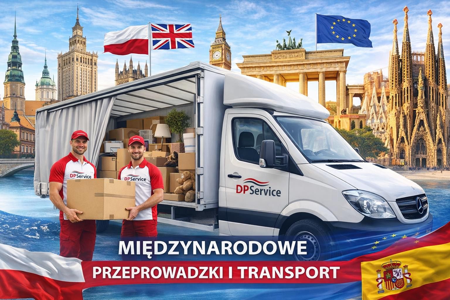Międzynarodowe przeprowadzki, transport towarowy Kraków - Zdjęcie 1