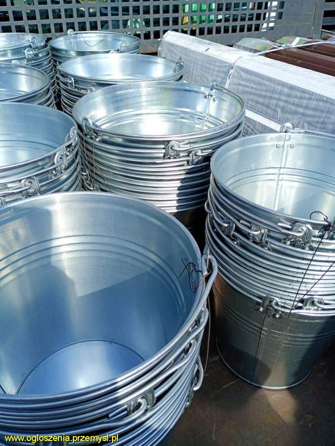 Tanie wiadra ocynkowane - 10L/12L/15L  - Zdjęcie 1