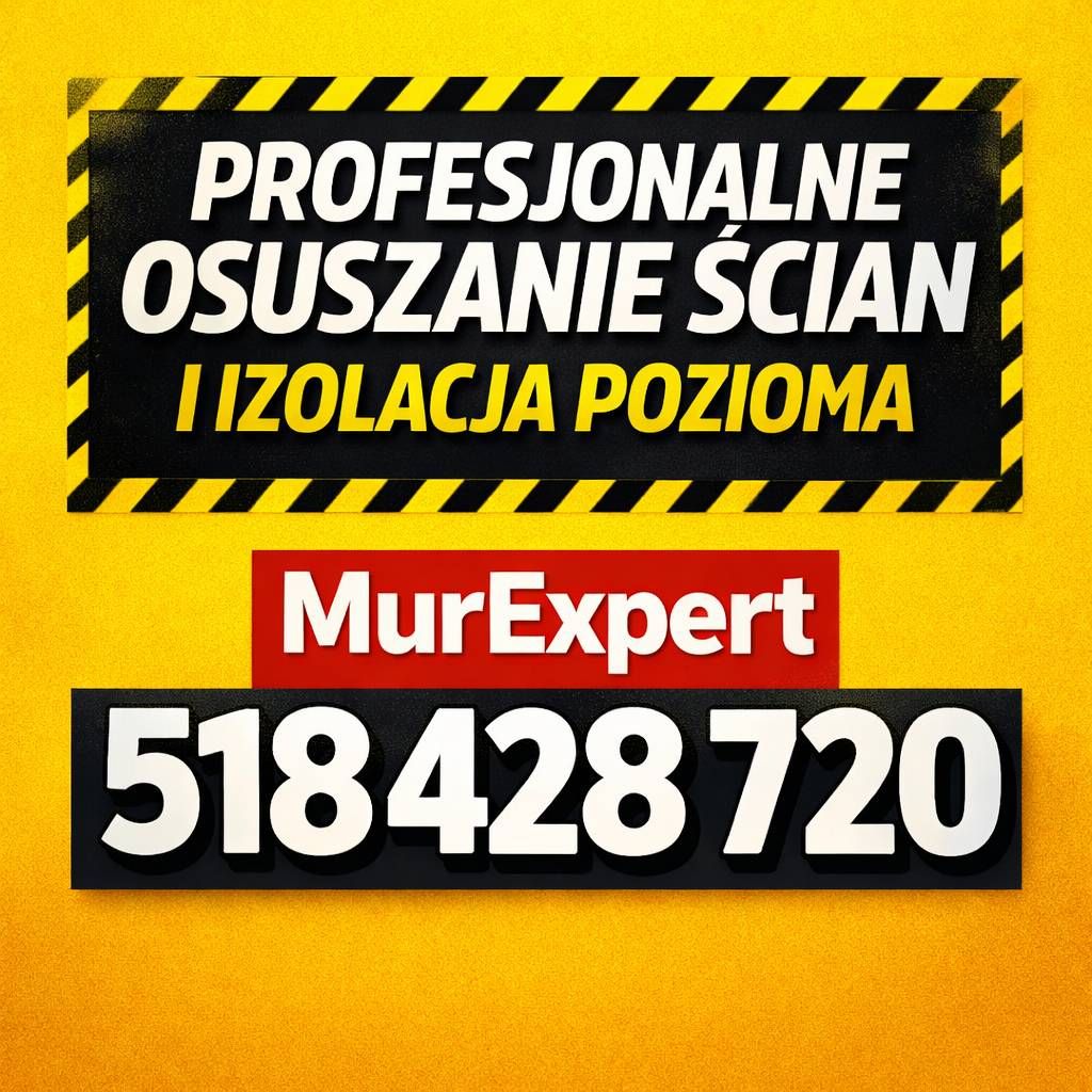 Profesjonalne osuszanie ścian i izolacja pozioma | MurExpert Bielsko-Biała - Zdjęcie 1