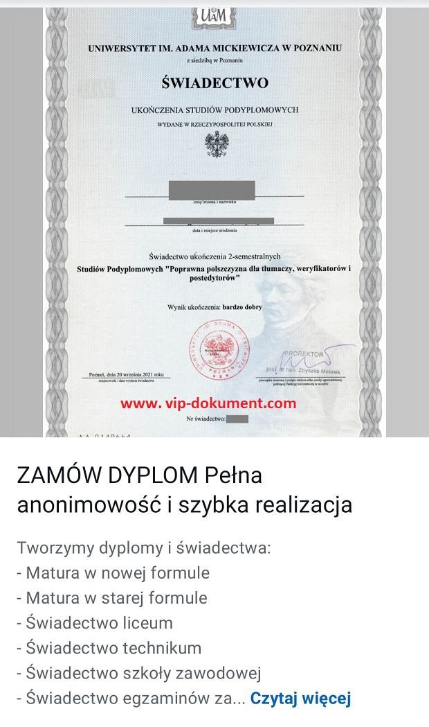 Oferujemy, średnie, mature, licencjat, magistra, inżyniera Kraków - Zdjęcie 1