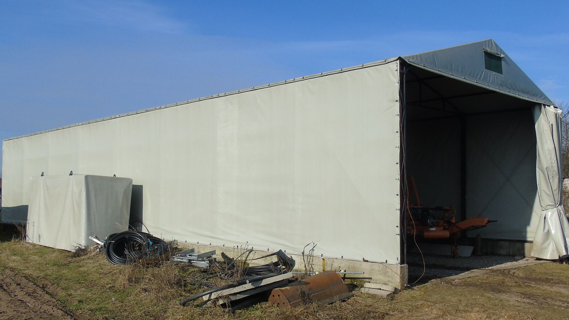 Namioty magazynowe na wymiar – producent Kraków - Zdjęcie 1