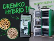 DrewKo Hybrid 12 kW – dwupaliwowy kocioł na drewno i pellet
