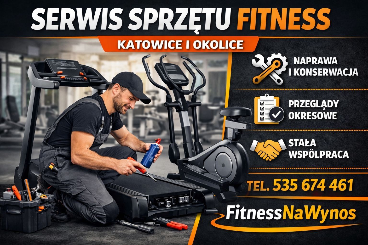 Serwis i naprawa sprzętu fitness Katowice - Zdjęcie 1