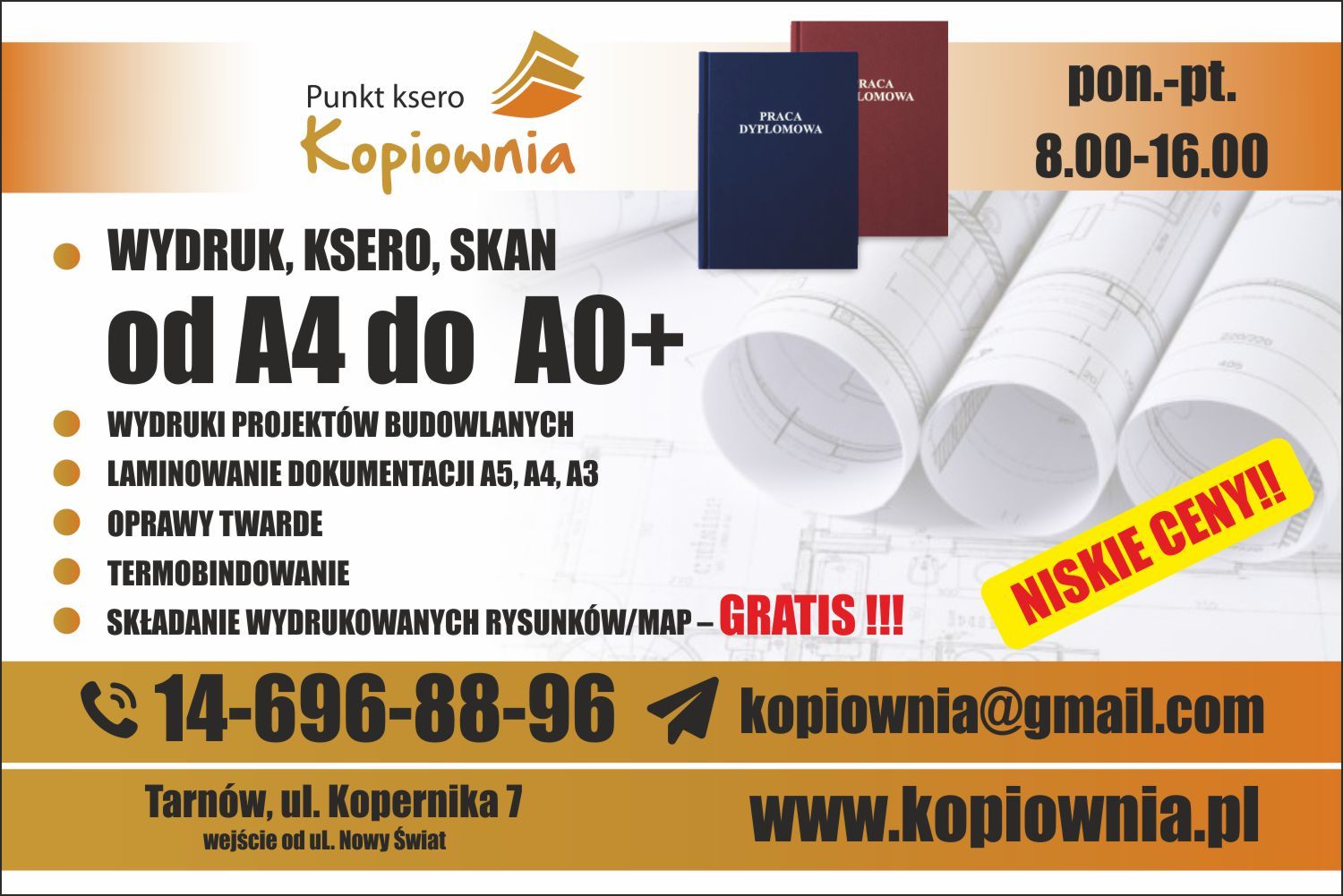 Punkt Ksero Zaprasza Kraków/Tarnów - Zdjęcie 1