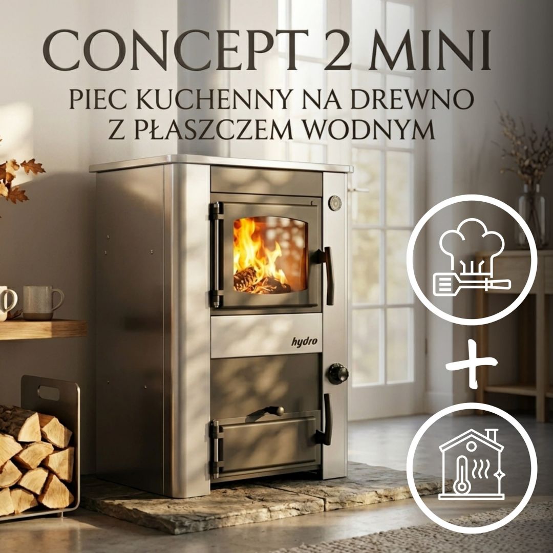 Piec z płaszczem wodnym Concept 2 MINI 21 kW  - Zdjęcie 1