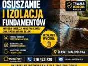Drenaż fundamentów, osuszanie i izolacja piwnic - Małopolska i Śląsk