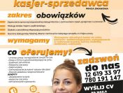 OFERTA PRACY – Kasjer/Sprzedawca