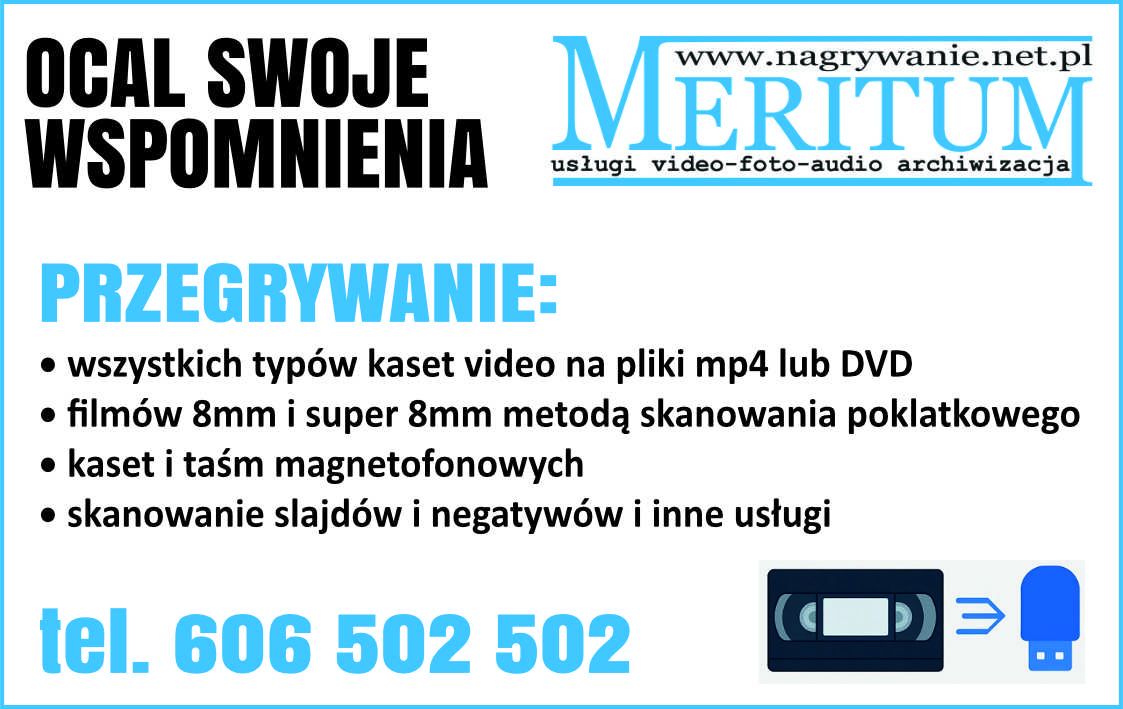 Przegrywanie kaset video VHS, filmów 8mm, kaset magnetofonowych itp. Kraków - Zdjęcie 1