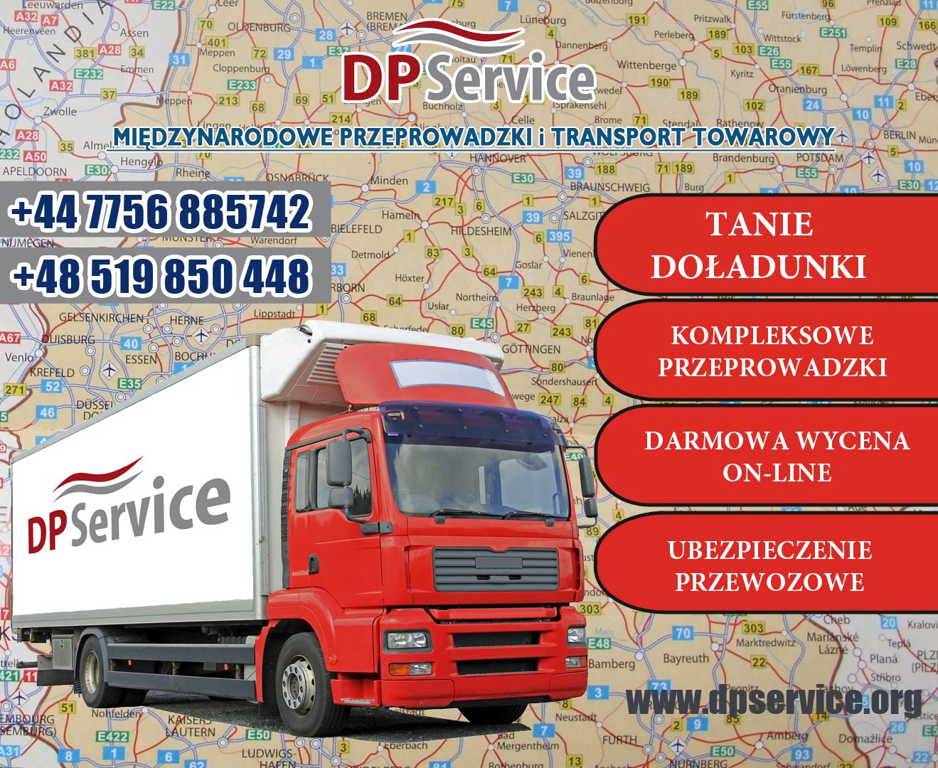Przeprowadzki międzynarodowe z/do Polski, Anglii, Belgii, Holandii Kraków - Zdjęcie 1