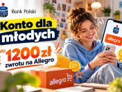 PKO Konto dla Młodych – do 1200 zł zwrotu na Allegro i Smart! za 1 zł